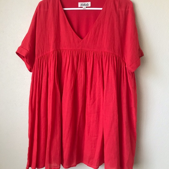 Listicle Dresses & Skirts - Listicle tunic small red dress